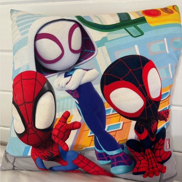 Spidey and Friends Spider-Man Pillow 14” - Picture 1 of 3